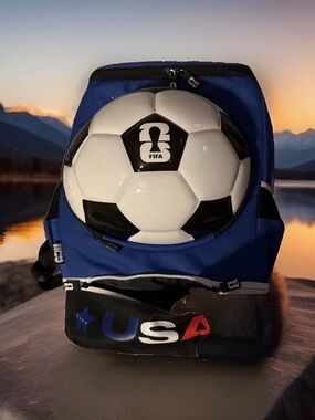 Team USA FIFA 2026 Official Soccer Ball Backpack Bag